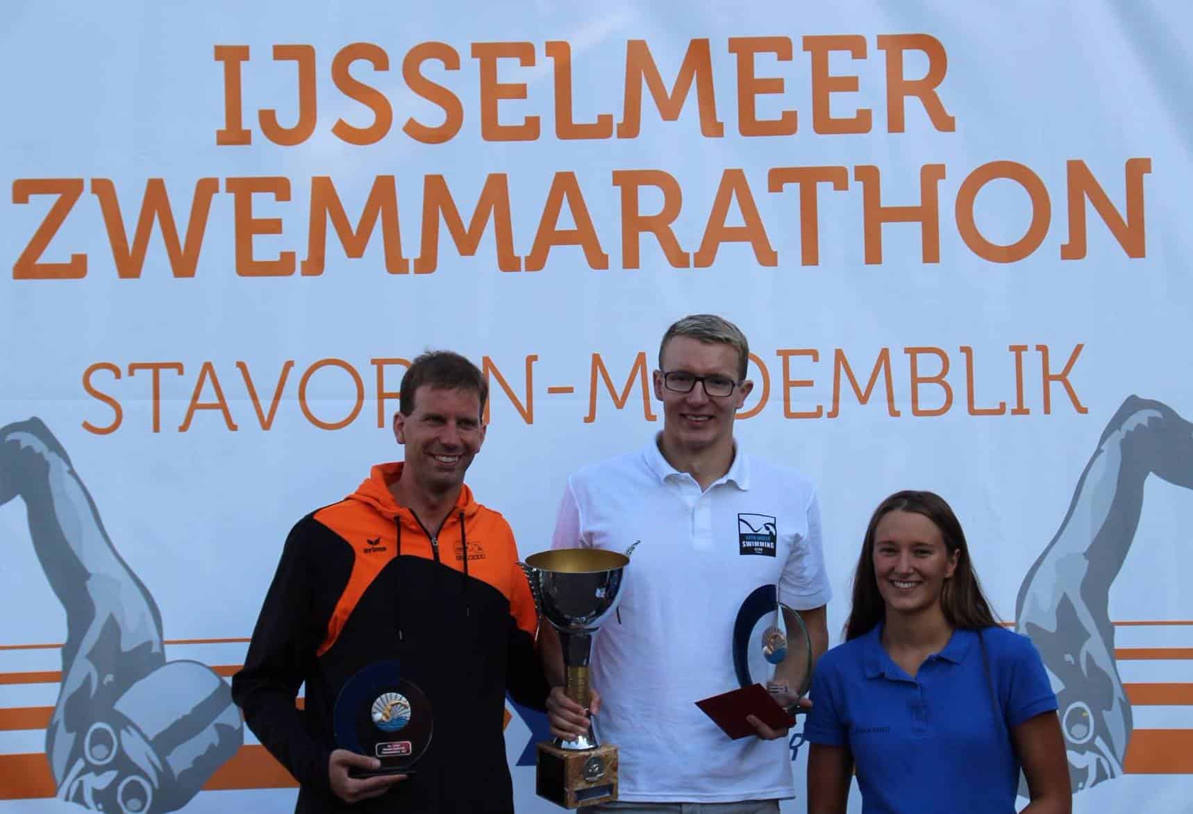 Podium IJsselmeermarathon 2017