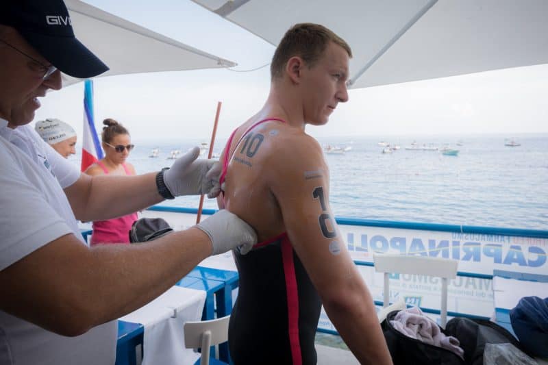 Lars Bottelier mee met Powerweek Openwaterswimmingclub Lanzarote