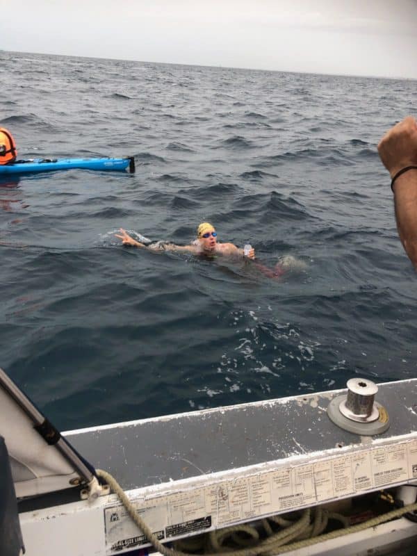 PRof open water zwemmer kan je volgen in zijn zwemblog 